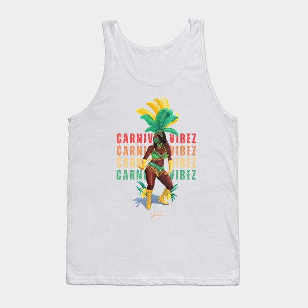 The Riddim of Carnival Tank Top by kavionart